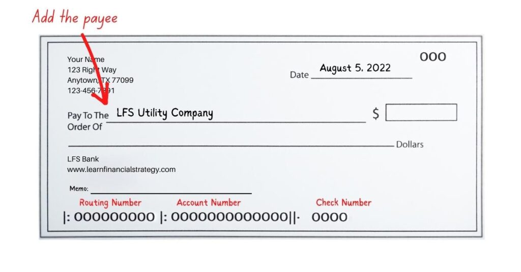 Check Format: How to Fill Out a Check