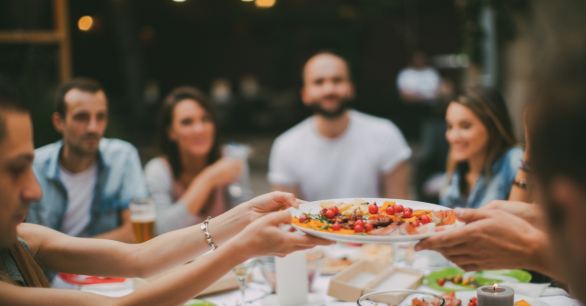 dinner with friends